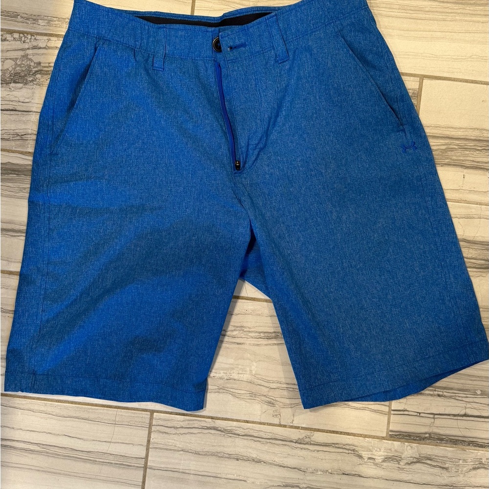 Under Armour Men's Blue Flat Front Shorts